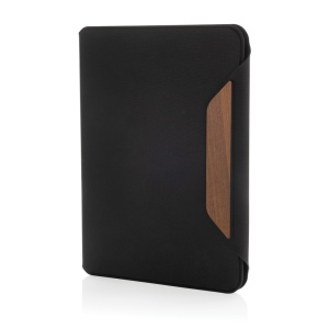 XD™ Teri AWARE™ RPET and walnut A5 portfolio