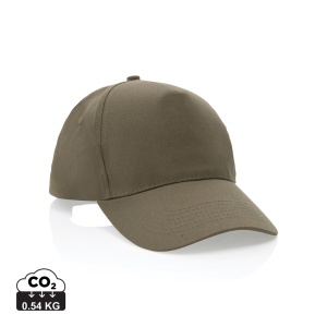 XD™ Impact 5 panel 190gr Recycled cotton cap with AWARE™ tracer