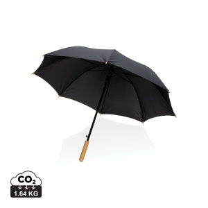 XD™ 23" Impact AWARE™ RPET 190T auto open bamboo umbrella