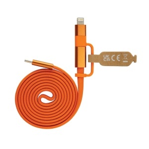 XD Cablu magnetic Arc RCS reciclat ultra-subțire, 60W, 2 în 1