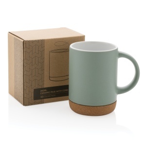 XD Ceramic mug with cork base 280ml - Img 16
