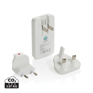 XD Fluxo RCS 65W flat GAN charger with universal connectors