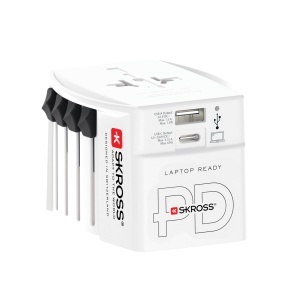 XD SKROSS World Travel Adapter MUV 65W PD with USB C Cable