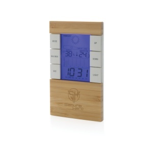 XD Stație meteo Utah RCS din plastic și bambus
