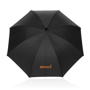 XD Umbrelă Swiss Peak Vero Aware din RPET, 25” cu mâner luxos