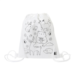Zocolo - RPET colouring drawstring bag, sea - Img 4