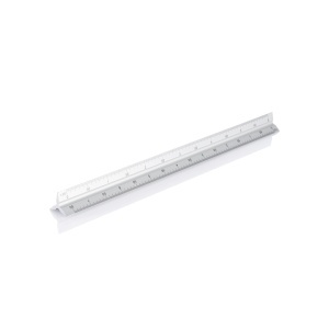 Aluminium triangle rule - 30cm - Img 2
