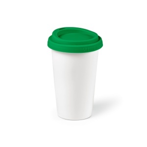 AO Cana de călătorie Tagus din ceramică 330 ml. Perete dublu cu capac colorat - Img 23