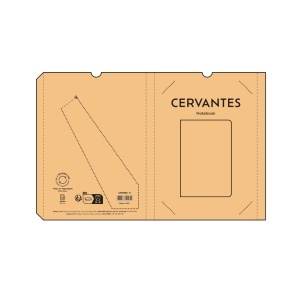 AO Caiet Verne A5 cu copertă din bumbac reciclat, 80 g/m², 196 de pagini