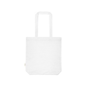 AO Sacoșă de cumpărături Elbrus din bumbac 220 g/m². Mânere și clin de 65 cm.
