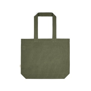 AO Geantă de cumpărături Annapurna din bumbac 180 g/m². Mânere și clin de 65 cm.