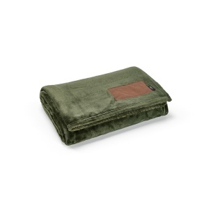 AO Pătură Van Eyck din rPET 240 g/m². Patch personalizabil.