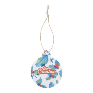 AP CreaJul Seed - custom seed paper Christmar tree ornament, round