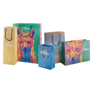 AP CreaShop S - sacoșă de hârtie personalizată, mică - Img 3