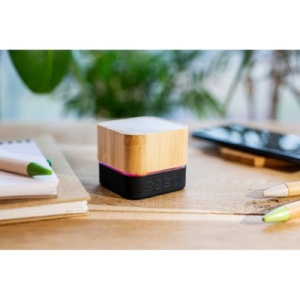 AX™ Boxă wireless din bambus 3W | Sheppard - Img 4