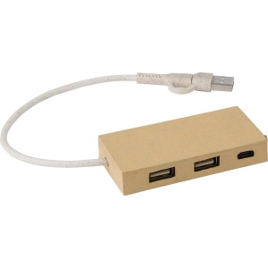 AX™ Hub USB 2.0 din hârtie reciclată - Img 2