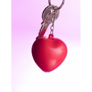 AX™ Keyring, anti stress "heart" - Img 3