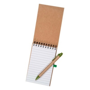 AX™ Notebook approx. A6 with ball pen | Chapman - Img 14