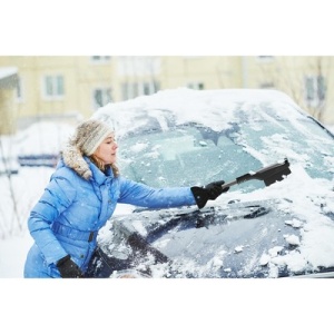 AX™ răzuitor de gheață cu perie de zăpadă, mâner telescopic (max. 88 cm) | Ethel - Img 3