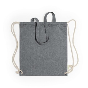 AX™ Recycled cotton bag 2 in 1, drawstring bag and shopping bag - Img 3