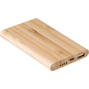 AX Bamboo power bank 4000 mAh - Img 2