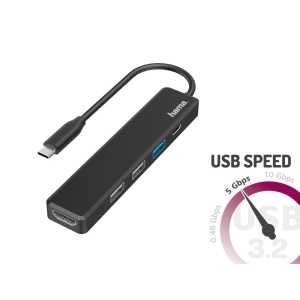 AX Hub USB, USB-C, HDMI Hama - Img 3