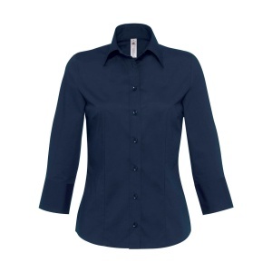 B&C Milano/women Popelin Shirt 3/4 sleeves - Img 3