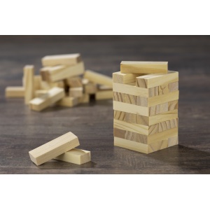BLUE C™ Wooden game BRICKS