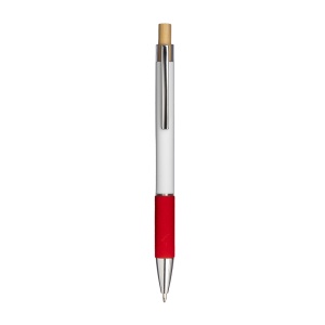 Click pen in aluminum. Colored grip with velvety effect, clip and metal details - Img 15