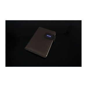 CM™ Bloc-notes DIN A5 cu Power bank şi LED