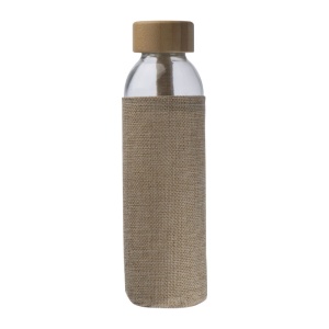 CM™ Sticlă de băut cu husă din iută, 500ml