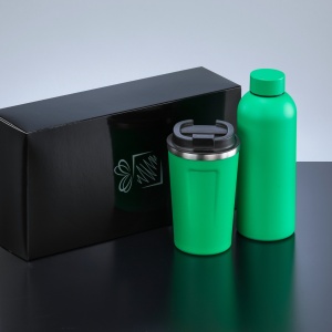 CO Nordic Set: sticlă termică pentru apă 500 ml și cană termică 350 ml