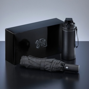 CO Primo Everyday Set: sticlă de apă 550 ml și umbrelă complet automată Harvard