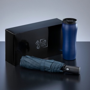 CO Primo Set: cană cu vid 400 ml și umbrelă automată