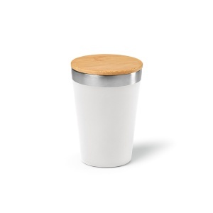 AO Pahar de călătorie Don din rSS și capac din bambus, 400 ml. Perete dublu
