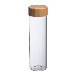 EA Glass Bottle with Bamboo Lid Santa Cruz 500 ml