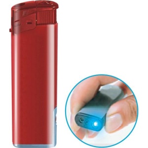 Gathered™ Bricheta Flameclub piezo cu lanterna LED