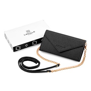 GC Laville black magnetic mobile phone holder with shoulder strap. in box