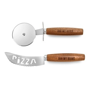 GC Set inn my home tăietor de pizza și cuțit. cu cutie