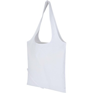 Geantă pliabilă din bumbac reciclat Madras Blend 140 g/m², 7 l - Img 8