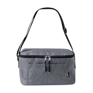 Glaxia - Cool Bag Polyester 600D RPET/ Aluminium 5 L. Lunch Box Recycled PP, 2 Compartments 700 ml Included