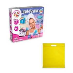 hi!™ Bath Bombs Kit IV Joc educațional furnizat cu o pungă cadou nețesută (80 g/m²)