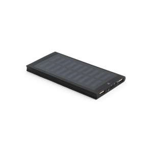 hi!™ CLERK Power bank de 8.000 mAh cu panou solar din aluminiu 100% reciclat
