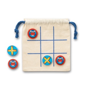hi!™ CROSSES Joc clasic de 10 piese din lemn. X si O