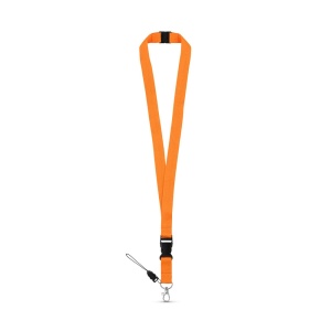 hi!™ MURRAY Lanyard din poliester cu carabina metalică