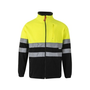 hi!™ VL EROS Jachetă fleece în două tonuri (280g/m²), din poliester (100%)