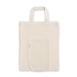 HI BEIRUT. Foldable bag in cotton (50%), recycled cotton (30%) and polyester (20% rPET) (140 g/m²) - Img 2