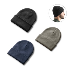 HI CARL. Căciulă unisex cu două straturi din poliester reciclat (100% rPET)