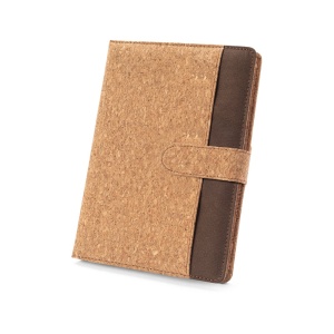 HI FIELDING. A5 folder in cork and recycled polyester (100% rPET) with removable notepad - Img 3