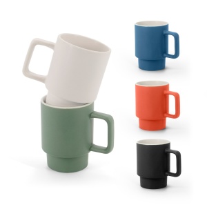 HI KUERTEN. Ceramic mug with matte finish, 330 mL